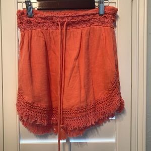 Aerie peach pink mini skirt